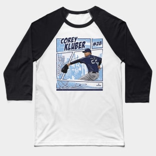 Corey Kluber Tampa Bay Comic Baseball T-Shirt